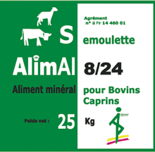 ALIMAL 8/24 BOV/CAP SEM 25 KG