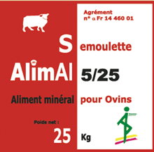 ALIMAL 5/25 OVIN SEM 25KG