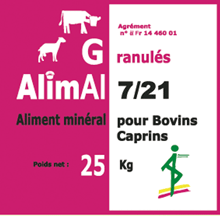 ALIMAL 7/21 BOV/CAP GR 25 KG
