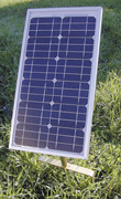 PANNEAU SOLAIRE 10W 12V + PIED