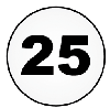 DISQUE ADHESIF 25KM/HEURE