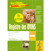 REGISTRE ELEVAGE OVIN 10 FICHE