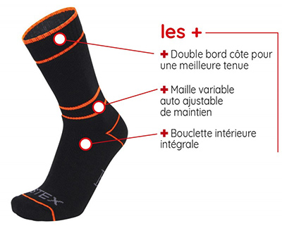 CHAUSSETTES LOT DE 2 6110 - photo 3