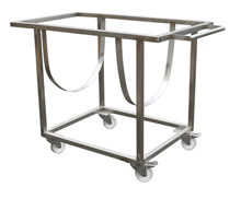 CHASSIS INOX POUR BAC 210L
