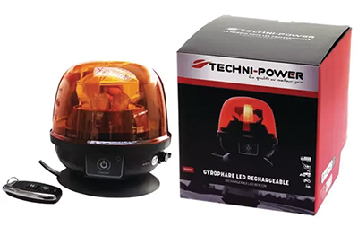 GYROPHARE A LED RECHARGEABLE F