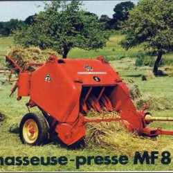 Vds presse à fourrage MF 8 