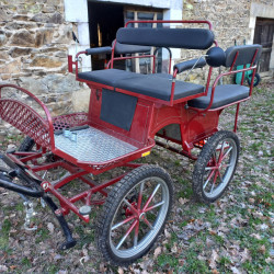 Vds calèche wagonnette NEUVE pour ânes et poneys 