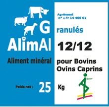 ALIMAL 12/12 RUMINANT GR 25 KG