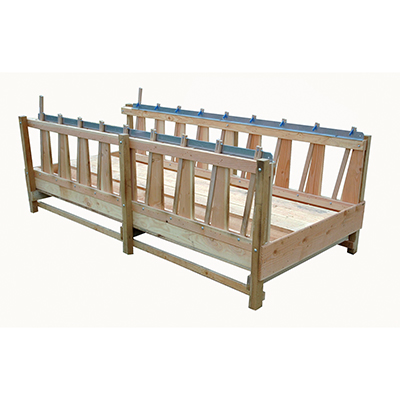 RATELIER DOUBLE GRANDE LARGEUR 1.20 M + CORNADIS RATELIER DOUBLE GRANDE LARGEUR 1.20 M + CORNADIS