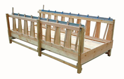 RATELIER DOUBLE GRANDE LARGEUR ET CORNADIS 1.40 M RATELIER DOUBLE GRANDE LARGEUR ET CORNADIS 1.40 M