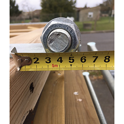 PORTAIL WESTERN BOIS 3 X 1,20 M - photo 3