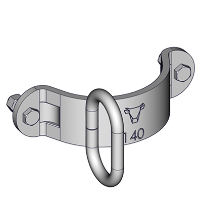 1/2 BRIDE Ø 140 SUPPORT VERROU 1/2 BRIDE Ø 140 SUPPORT VERROU