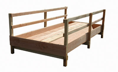 RATELIER DOUBLE GRANDE LARGEUR 1.52 M RATELIER DOUBLE GRANDE LARGEUR 1.52 M