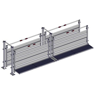 COULOIR FIXE 6 M SUR PLATINE COULOIR FIXE 6 M SUR PLATINE