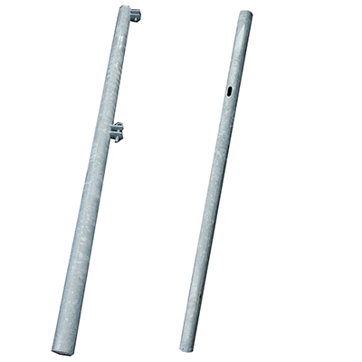 KIT POTEAUX : VERROU + CHARNIERE Ø 76 KIT POTEAUX : VERROU + CHARNIERE Ø 76