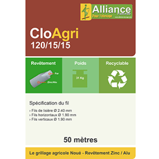 GRILLAGE CLO-AGRI 120/15/15