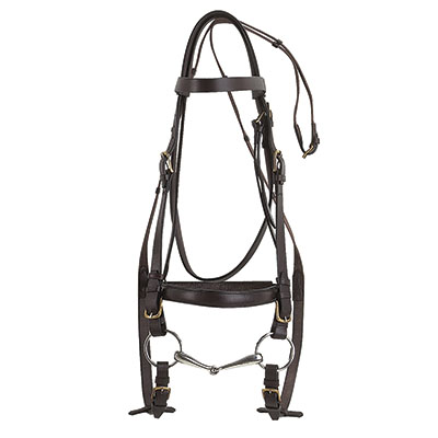 bridon cuir cheval de trait - photo 2