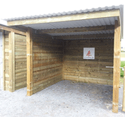 ABRI DE PRAIRIE MONOPENTE 3X3M