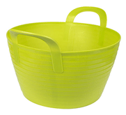 Panier avec poignée renforcée (noire, 42 L) - Souple et résistant
