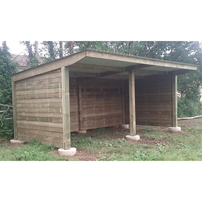 ABRI DE PRAIRIE MONOPENTE 3X6M - photo 2