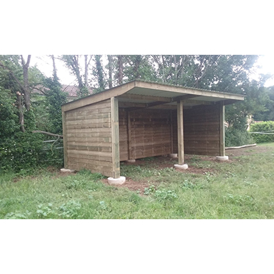 ABRI DE PRAIRIE MONOPENTE 3X6M - photo 3