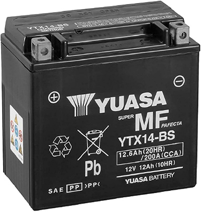 BATTERIE MOTO RENFORCÉE 12V 14AH