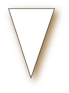 ETIQUETTE TRIANGLE 6X3CM (100) - photo 2