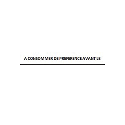 ETIQUETTE PAXAR "A CONSOMMER DE PREFERENCE