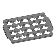 PLAQUE MOULAGE FEUILLES PLAQUE MOULAGE FEUILLES