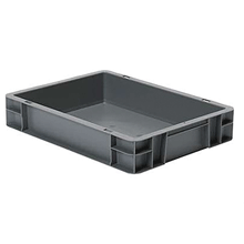 BAC GRIS PLEIN 400 X 300 X 75 MM