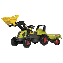 TRACTEUR CLAAS + REMORQUE