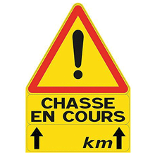 TRIANGLE SIGNALISATION CHASSE