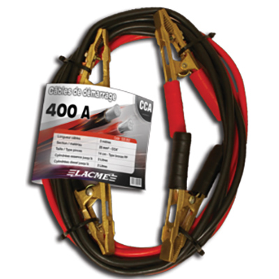 CABLE DEMARRAGE 400A ALU 25MM²