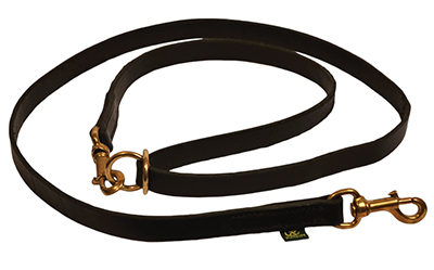 LONGE DE CHASSE CUIR REGLABLE