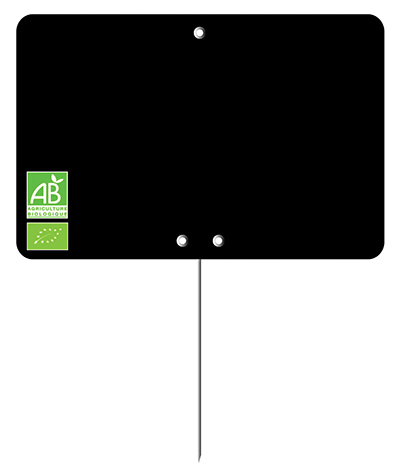 ÉTIQUETTES BIO - NOIRES - LOT DE 10 
