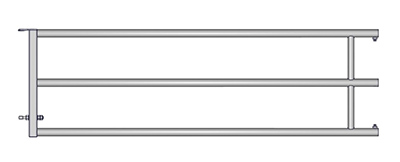 JOURDAIN ARRIERE DE BARRIERE EX3 MILKY 2.50m - photo 2