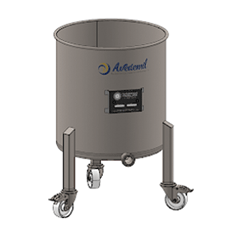 CHAUDRON INOX 100L SUR ROUES