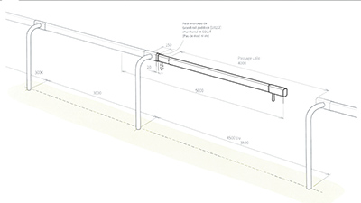 EKI RAIL FLEX passage coulissant