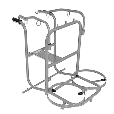 CH&Acirc;SSIS POUR CHARIOT DE TRAITE - 2 POTS/2 FAISCEAUX