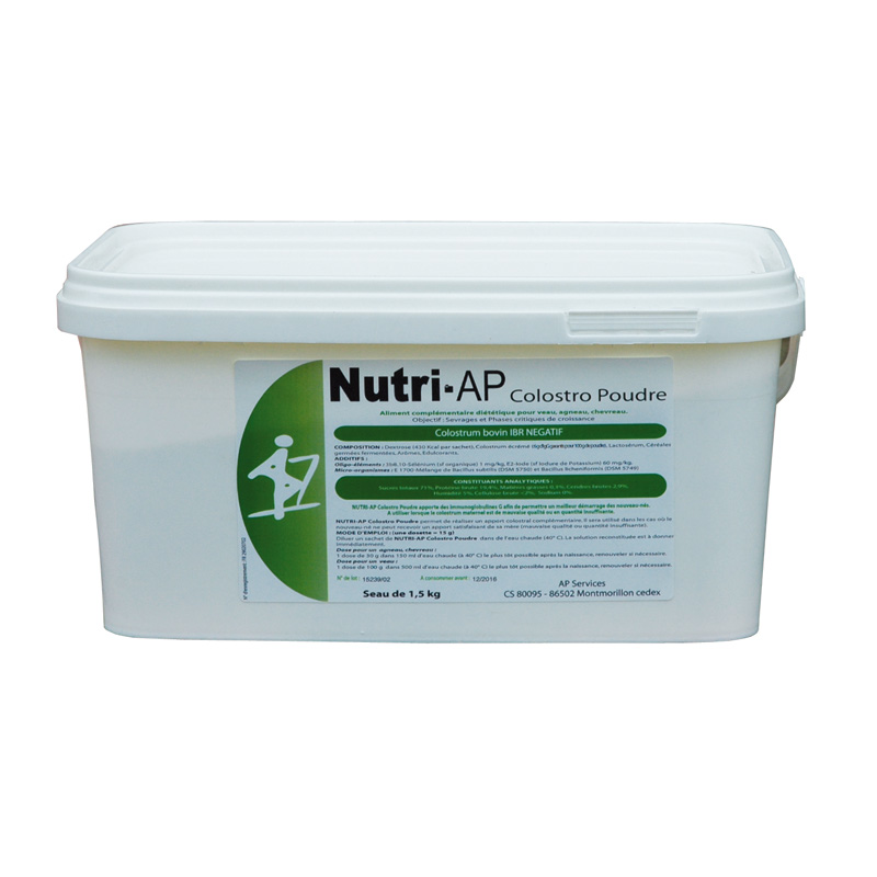 2 Boîtes De Poudre De Colostrum De Vache Gir Bio Asterveda - 100 G Chaque - Neuf