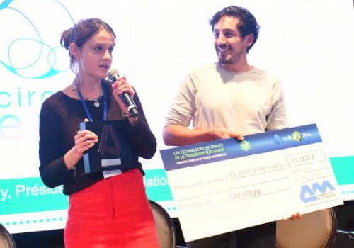 Justine Lecallier et Yacine Kabèche ont fondé circul’egg - Justine Lecallier et Yacine Kabèche ont fondé circul’egg -