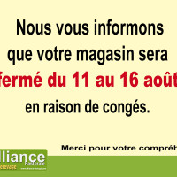 Montrésor - Fermeture pour congés annuels du 11 au 16 août 2025