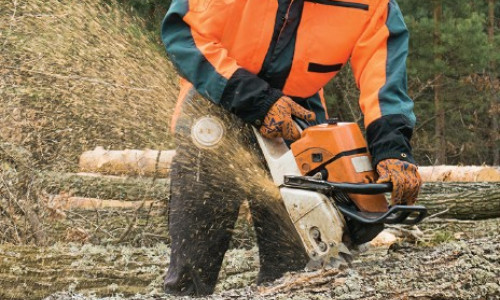 Bûcheronner  en toute sécurité