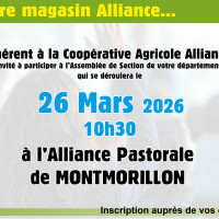Assemblée de section des départements de l’Indre-et-Loire et Vienne le 26 mars 2026