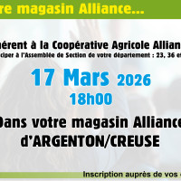 Assemblée de section des départements de la Creuse, l’Indre et le Loir et Cher le 17 mars 2026