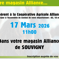 Assemblée de section des départements de l’Allier - Cher - Nièvre le 17 mars 2026