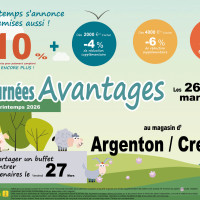 Bientôt les Journées Avantage dans votre magasin d'Argenton / Creuse.