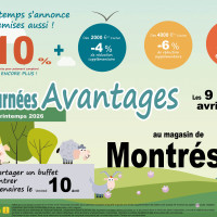 Journées Avantages de votre magasin de Montrésor 09 et 10 avril 2026