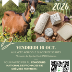 Fromagora 2026 - Les inscriptions au concours sont ouvertes