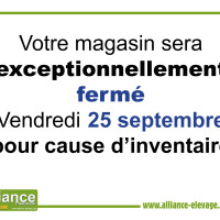 Vos magasins de BRESSUIRE et de BOISSEUIL seront fermés le 25 septembre 2026